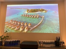 プレミア水素東京 名駅店/リラックスできる音と映像