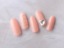 サンミーゴネイル 神戸店(Sunmego Nail)/ツイード/ハートネイル
