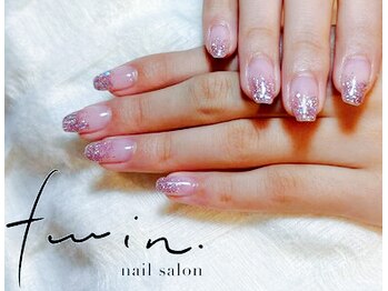 ツインネイル 久屋大通店(twin.nail)/ピンクラメグラデ