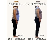 年齢関係なく、お身体はしっかりと変化。運動・食事制限無◎