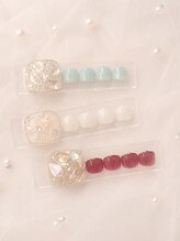 親指キラキラ埋め尽くしフット