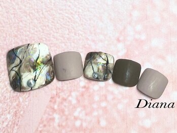 ディアナ ひたちなか高場店(DIANA)/定額ネイル　7700円　C‐008
