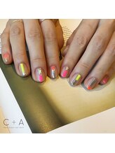 シープラスエー(C+A)/ネオンカラー×ゴールド