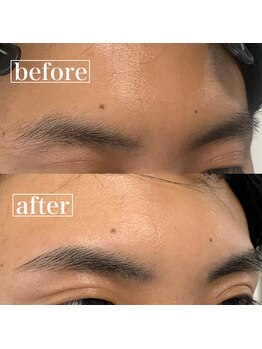 ポミエ(pommier)/メンズのアイブロウワキシング