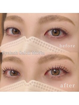 モナ(MoNa)/まつ毛パーマ+美眉毛WAX脱毛