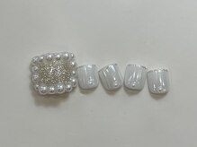 ネイルメゾン 天神店(NAIL MAISON)/パールホワイト夏¥8500