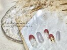 梅雨を楽しむ×傘ネイル、ドット