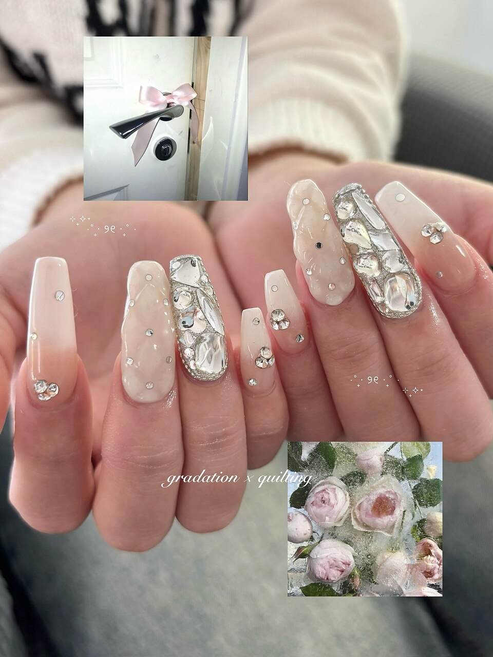 2026年冬トレンド】ホワイト スーパーロングのネイルデザイン集｜人気