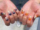 アシメダブルグラデーション