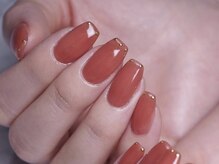 ネイルズ バイ ユイ 外苑前(Nails by Yui)/ブラッドオレンジネイル