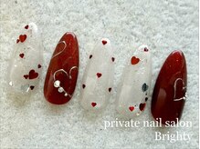 プライベートブライティ(Brighty)/Valentine nail