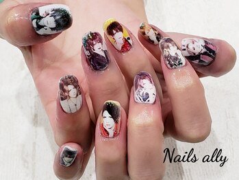 ネイルズアリー 立川店(Nails ally)/痛ネイル×ネイルプリンター×冬