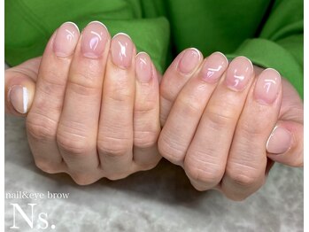 エヌエス ネイルアンドアイブロウ(Ns)/細フレンチ☆