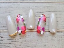 ブランロール 中目黒店(Blanl'or)/モダンフラワーネイル