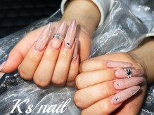 ケイズネイル 八王子(K's Nail Salon)/ピンクベースでマグネット