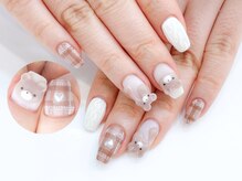 ネイルコレクション ピンク(Nail Collection Pink)/３Ｄくま★ドリップネイル