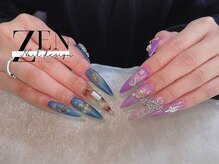 ゼン ネイル デザイン 池袋(ZEN NAIL DESIGN)/* 長 さだしやり放題×つけ放題