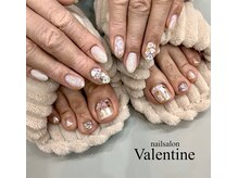 ネイルサロン ヴァレンタイン(nailsalon Valentine)/ハートの定額ネイル