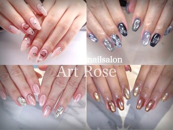ネイルサロンアンドネイルスクールアートローズ 町田店(Art Rose)の写真/デザインフリー持ち込み画像歓迎！流行りのデザインも高技術で指先を自分好みに♪90分¥￥7980/120分¥￥8980