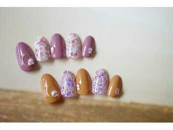 ブリオン 六本松店(Bullion)/フラワーネイル