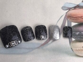 ネイルサロン&スクール ジーナ(GINA)/キラキラシャープな冬ネイル