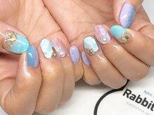 ネイルサロン ラビットフット(Rabbit foot)/海ネイル8980円