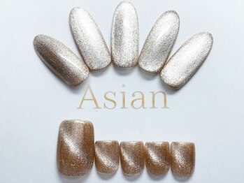 ネイルサロンアジアン 池袋店/¥5500 マグネットネイル