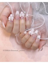 モナールアンド(MONNAL&)/リボンレースネイル