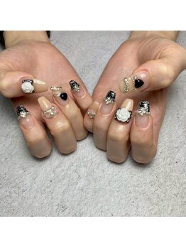 エルネイル バイ ファースト(el.NAIL by1st)/持ち込みデザイン150分+3D