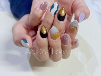 アンドネイル ビューティー(AND nail,beauty)/冬ネイル/ニュアンス/藤沢