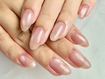 パダアット ヴァラネイル 天神南店(PADA at VALLANAIL)/マグネットネイル/うる艶ピンク