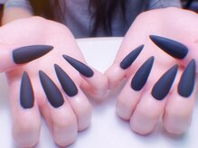 メオネイル(MEO NAIL)/マットブラックネイル