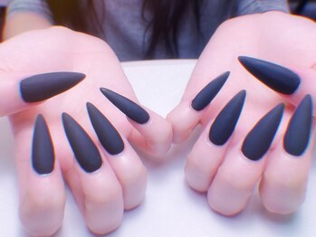 メオネイル(MEO NAIL)/マットブラックネイル