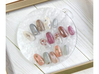 ディア 大森北口店の写真/春デザイン7980円8980円◎毎月飽きない可愛いさを★ニュアンス・オフィスと幅広く◎