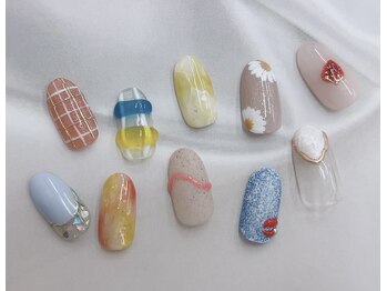 Hand 4月定額デザイン￥3.800-