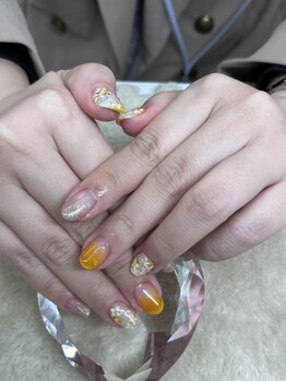 ネイルサロン エーナイン ザ ビッグ豊平店/持ち込みデザイン