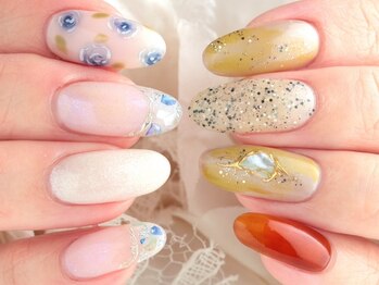 ネイルサロン ドレス(Nail Salon Dress)の写真/■心斎橋駅徒歩1分■HANDは2回目以降もオフ込¥3700~■HANDもFOOTもシンプルコース¥3900■カラーは200色以上
