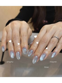 エヌーク バイ ブラウン(enurk by Brown)/水色マグネットワンカラーネイル
