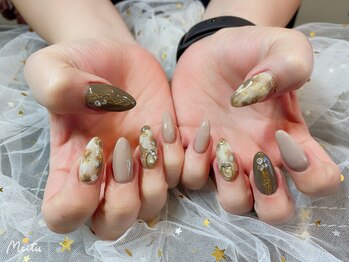 パンダネイル(Panda Nail)/秋トレンドネイル【ネイル】