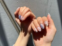 ソウ 難波店 nail salon Sou/水滴オーロラnail