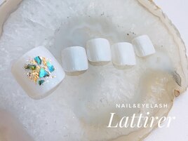 シェル箔ネイル　フット