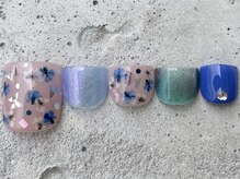 フリークネイル(FREAK Nail)/ドライフラワーマグFOOT ¥12000