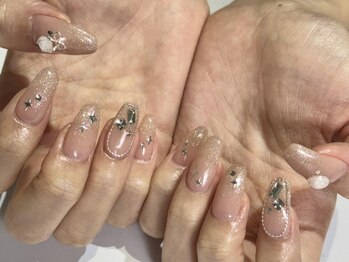 アイラッシュ アンド ネイルスタジオ ゼン(Zen)の写真/【持ち込みアートコース￥7500】トレンドのチーク/ニュアンス/マグネットなど…★よくばりたいあなたへ！