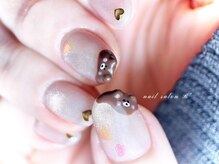 アール(R’)/手描きアートnail