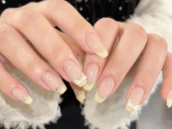 アイネイルズ 横浜EAST店(I-nails)/イエローフレンチネイル