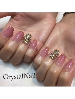 クリスタルネイル ボンベルタ橘店(CRYSTAL NAIL)/ワンポイントネイル