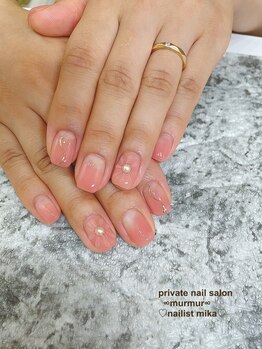 プライベート ネイルサロン マーマ(murmur)/ぷくぷくフラワー