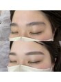 ミントラッシュ 福岡天神店(Min te Lash) アイブロウワックス☆できるだけ自眉を残すデザイン