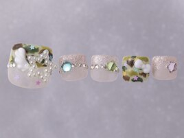 フット迷彩星羽リボン¥10480