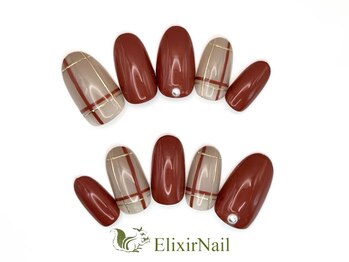 エリクサーネイル 長堀橋(Elixir Nail)/定額aシンプル/クーポン使用